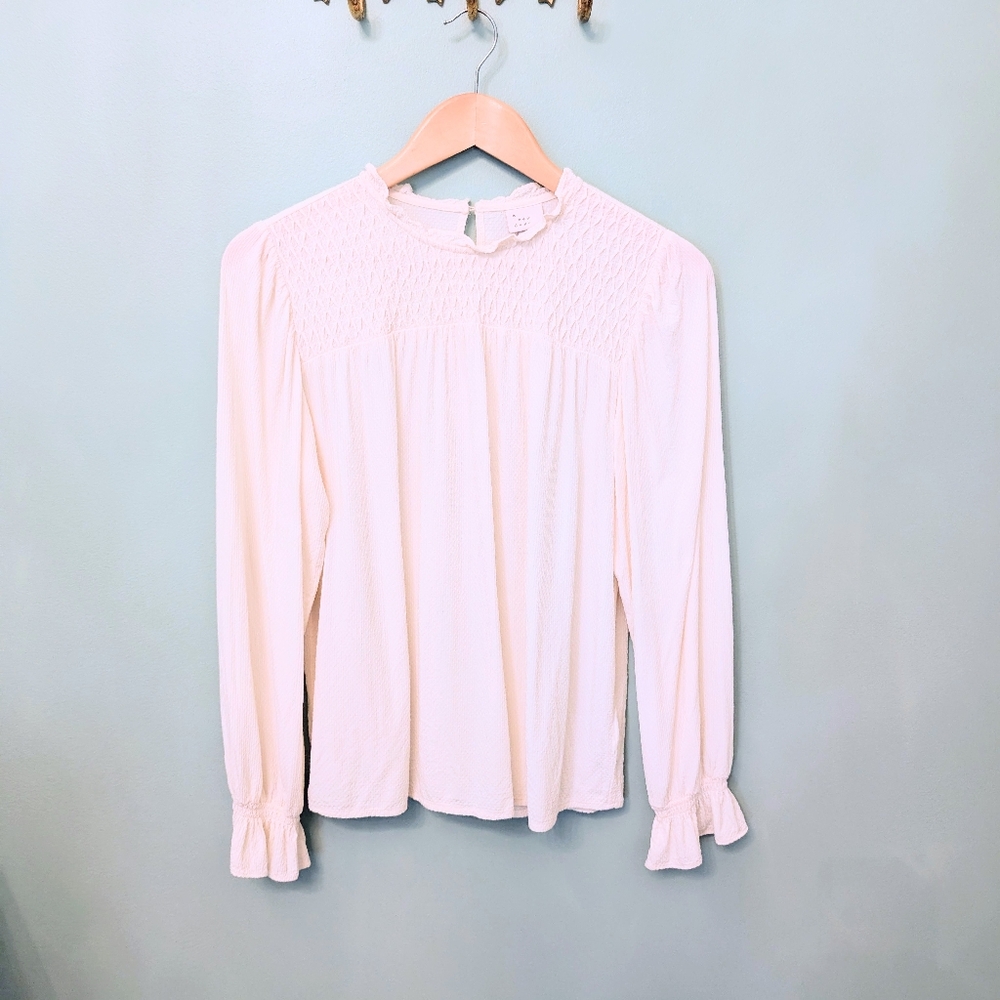 a new day Peasant Top